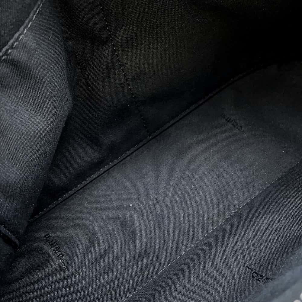 Fendi Visible Python Straw Medium Handbag Black - image 7